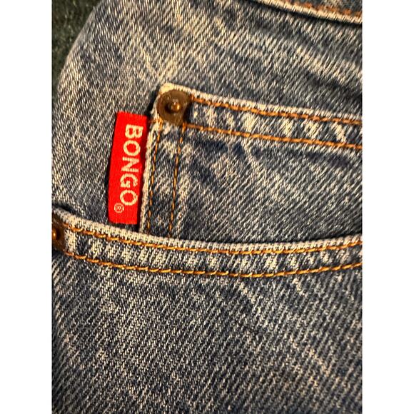 Vintage Retro BONGO Jean Raw Hem Shorts Size 1 - Picture 3 of 5